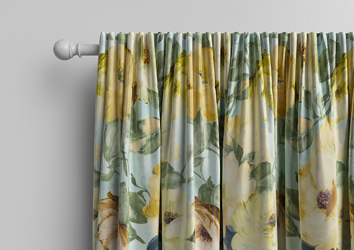 Amelia Faux Silk, Buttercup Mist - Made to Measure Curtain - Image 10